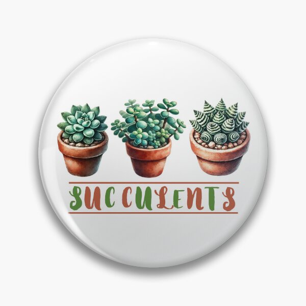 Item preview, Cute succulents in terracotta pots designed and sold by whee25.