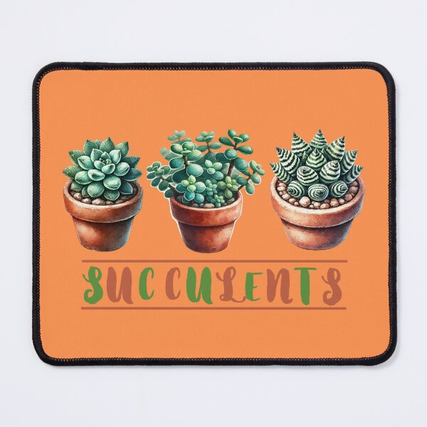 Item preview, Cute succulents in terracotta pots designed and sold by whee25.