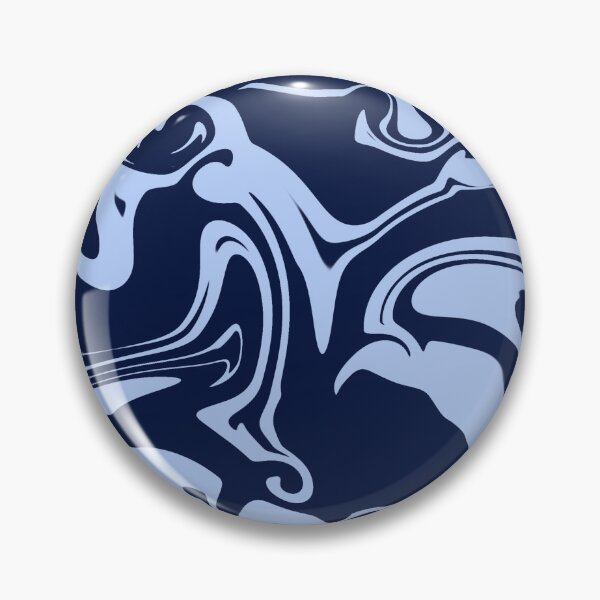 Item preview, Victorian Blue Liquid Swirl Abstract designed and sold by BleuAbstracts.