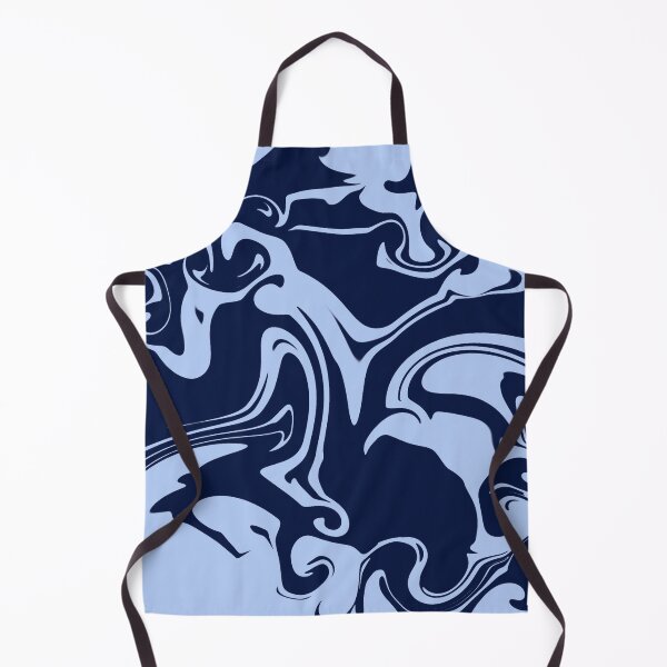 Item preview, Victorian Blue Liquid Swirl Abstract designed and sold by BleuAbstracts.