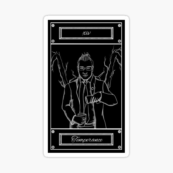 Item preview, Tarot Card - Temperance designed and sold by StaticKlingShop.