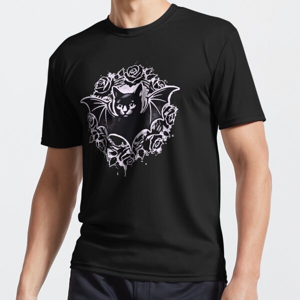 Item preview, Bat Cat And Roses designed and sold by GothEeek.