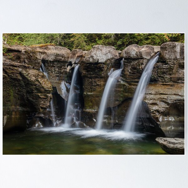 Item preview, Browns River Falls Vancouver Island designed and sold by LarsOlofPhoto.
