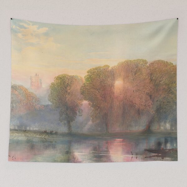 Item preview, Romantic Riverside – Windsor Castle from Datchet by Collingwood Smith designed and sold by HistoryOnWalls.