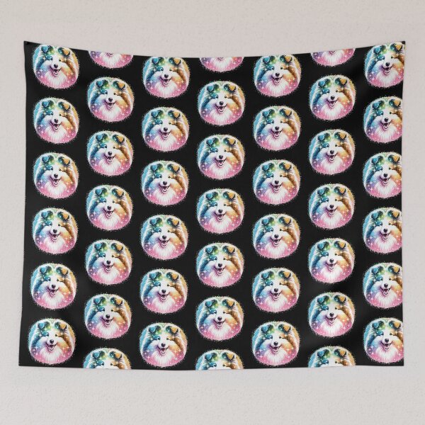 Item preview, Glitter Shetland Sheepdog Face designed and sold by TheAnimalZ00.