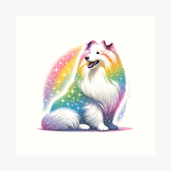Item preview, Glitter Shetland Sheepdog designed and sold by TheAnimalZ00.