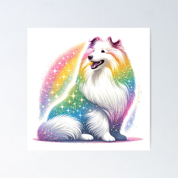 Item preview, Glitter Shetland Sheepdog designed and sold by TheAnimalZ00.