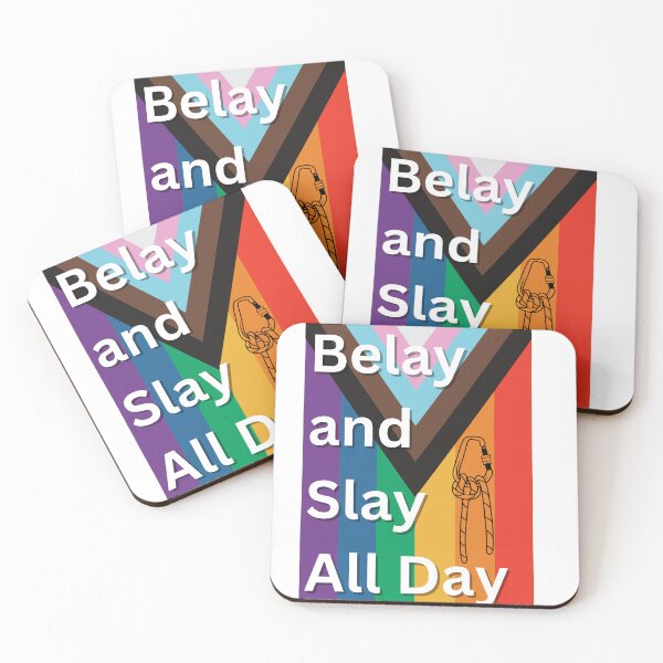 Item preview, Belay and Slay All Day designed and sold by LatonaGoods.