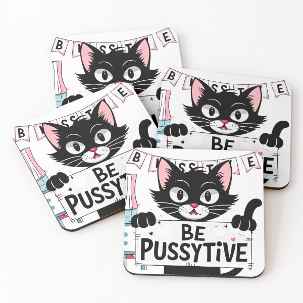 Item preview,  Be PussyTive- pink designed and sold by FitEnvy.