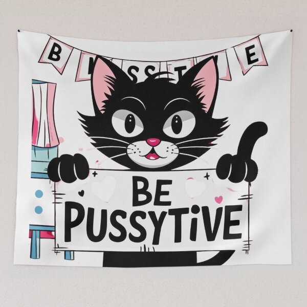 Item preview,  Be PussyTive- pink designed and sold by FitEnvy.