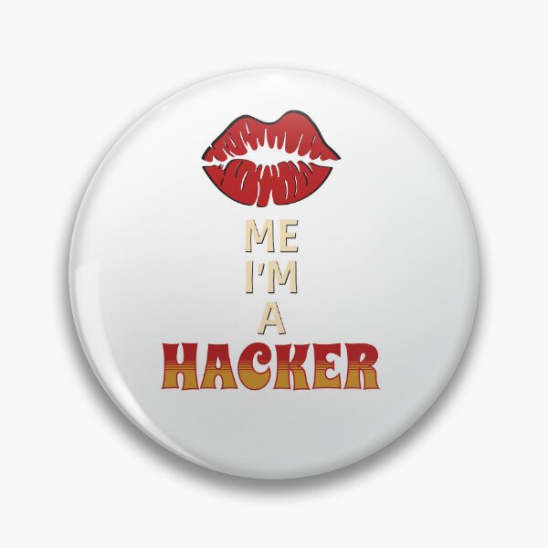 Artikelvorschau, Küss mich, ich bin ein Hacker. Lustiges Cyberpunk-Design entworfen und verkauft von Teacher2Nerds.