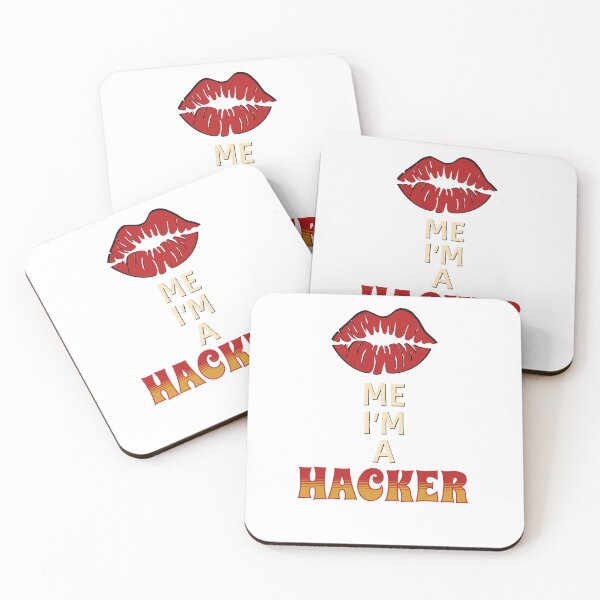 Item preview, Kiss Me I'm a Hacker Funny Cyberpunk Design designed and sold by Teacher2Nerds.