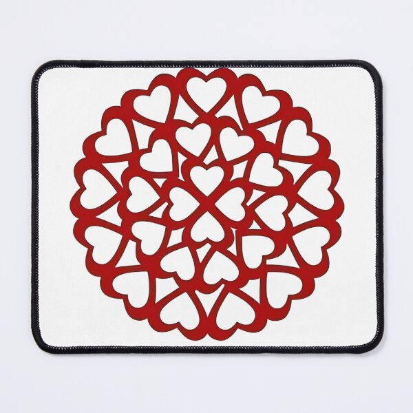 Item preview, Heart Cut Outs Mandala  designed and sold by ChattyKathieGifts.
