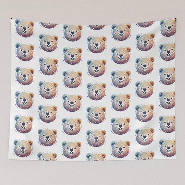 Item preview, Happy Glitter Wombat Face designed and sold by TheAnimalZ00.