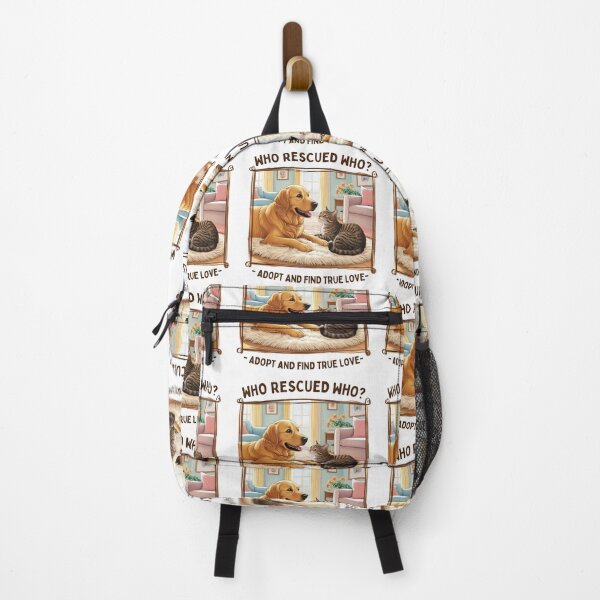 Item preview, Who Rescued Who? – Adopt and Find True Love | Pet Adoption T-Shirt & Gifts designed and sold by bannzy.
