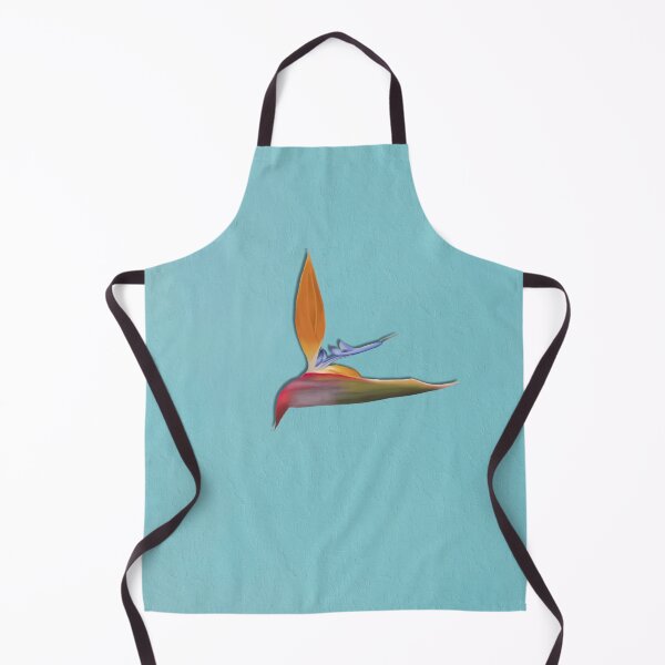 Item preview, Modern Tropical Turquoise Hand-Drawn Bird of Paradise designed and sold by Ordinary Elevated.