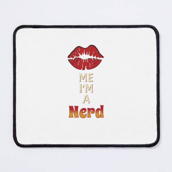Item preview, Funny "Kiss Me I'm a Nerd" Retro Geek Design designed and sold by Teacher2Nerds.