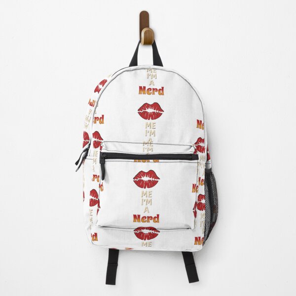 Item preview, Funny "Kiss Me I'm a Nerd" Retro Geek Design designed and sold by Teacher2Nerds.