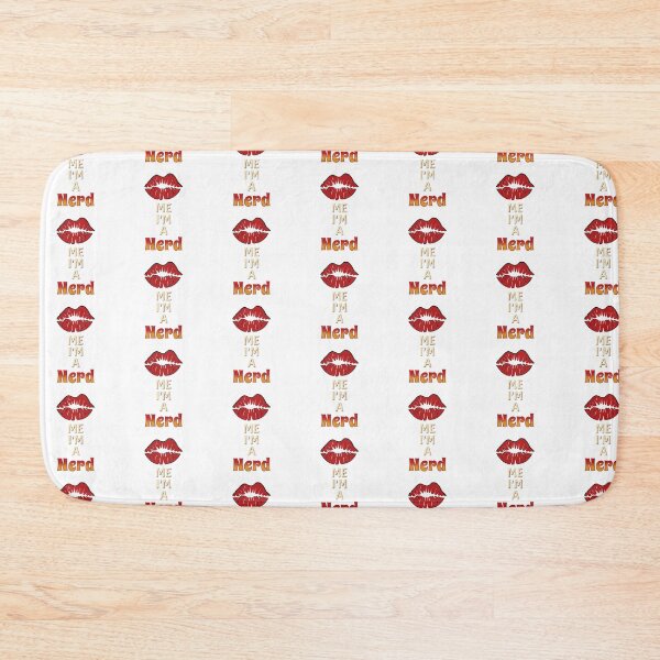 Item preview, Funny "Kiss Me I'm a Nerd" Retro Geek Design designed and sold by Teacher2Nerds.