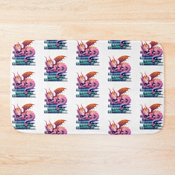 Item preview, Glitter Sleeping Red Dragon And Books designed and sold by TheAnimalZ00.