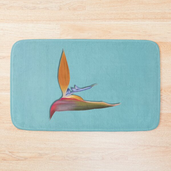 Item preview, Modern Tropical Turquoise Hand-Drawn Bird of Paradise designed and sold by Ordinary Elevated.