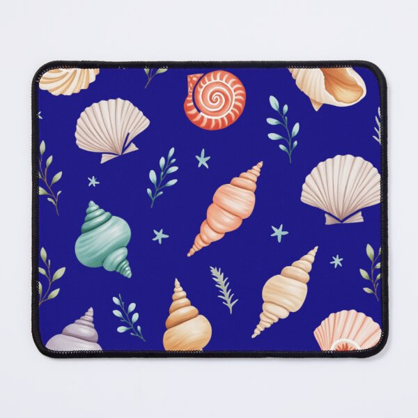 Item preview, WATERCOLOUR SEASHELL WITH STRANDS OF SEAWEED designed and sold by Divine Lens Art.