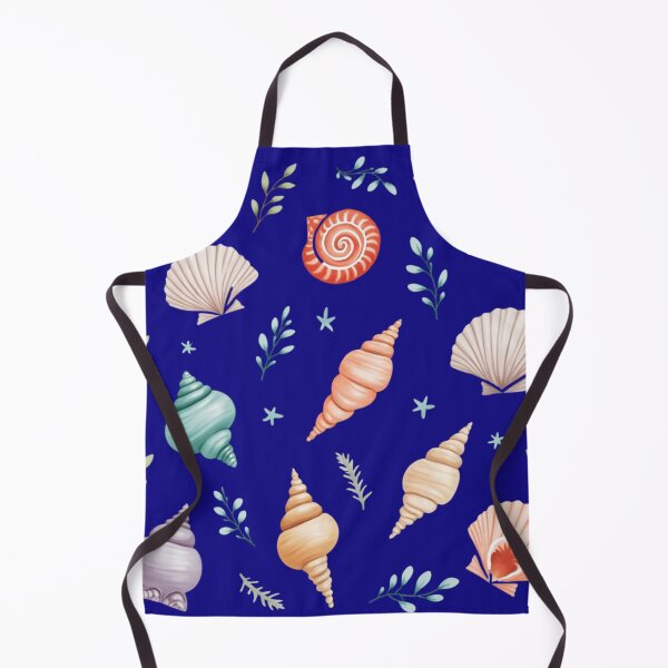 Item preview, WATERCOLOUR SEASHELL WITH STRANDS OF SEAWEED designed and sold by Divine Lens Art.