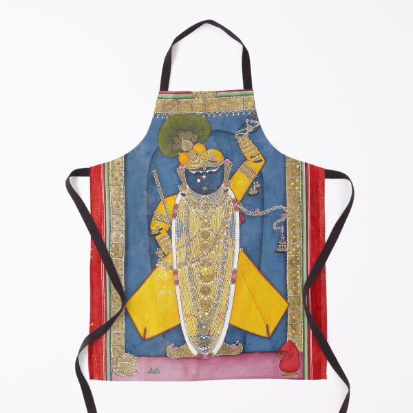 Item preview, Sacred Beauty – 19th-Century Rajasthani Painting of Shri Nathji designed and sold by HistoryOnWalls.