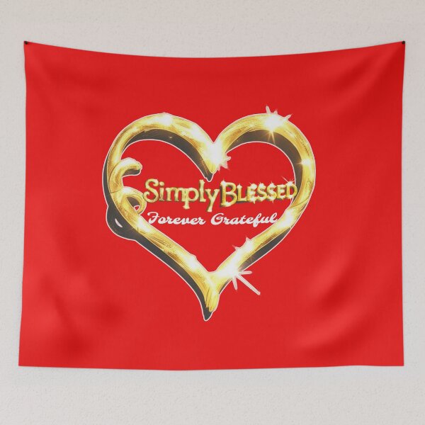 Item preview, Simply blessed graphic design designed and sold by JennyFinns.
