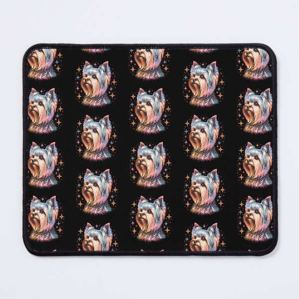 Item preview, Glitter Yorkshire Terrier Dog Face designed and sold by TheAnimalZ00.