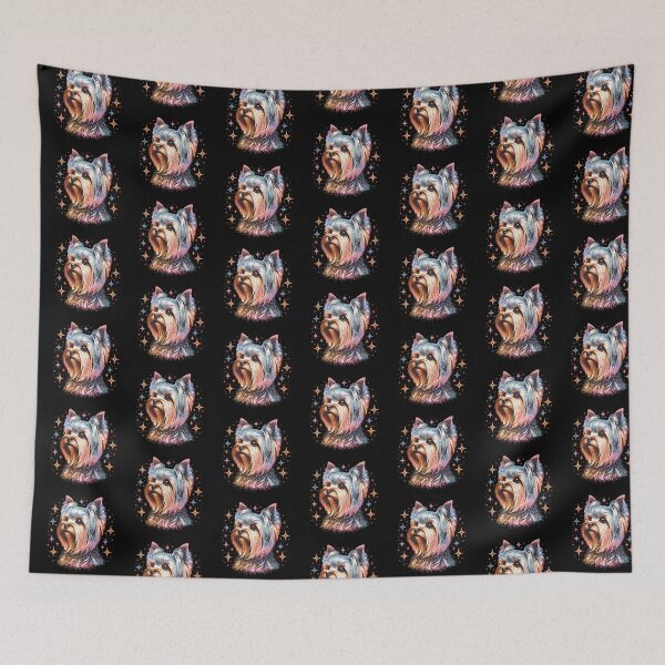 Item preview, Glitter Yorkshire Terrier Dog Face designed and sold by TheAnimalZ00.