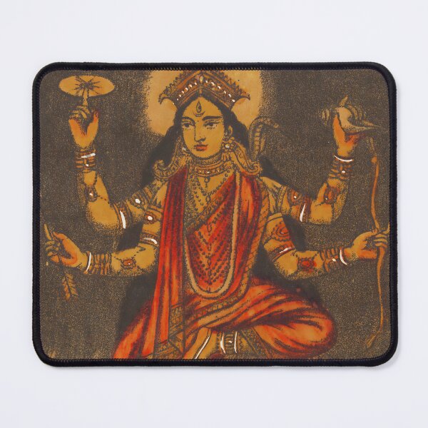 Item preview, Majestic Goddess Jagadhatri – Divine Elegance from Calcutta, 19th Century designed and sold by HistoryOnWalls.