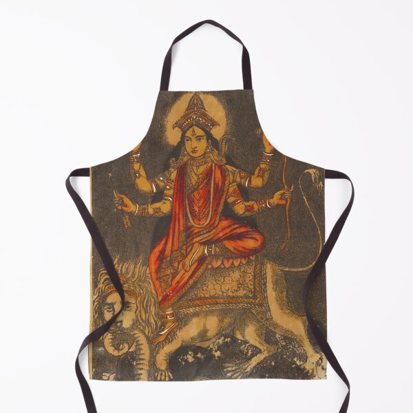 Item preview, Majestic Goddess Jagadhatri – Divine Elegance from Calcutta, 19th Century designed and sold by HistoryOnWalls.