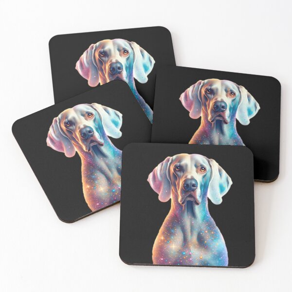 Item preview, Glitter Weimaraner Dog Face designed and sold by TheAnimalZ00.