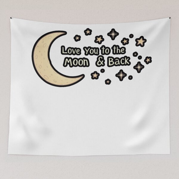 Item preview, Love you to the moon and back designed and sold by FitEnvy.