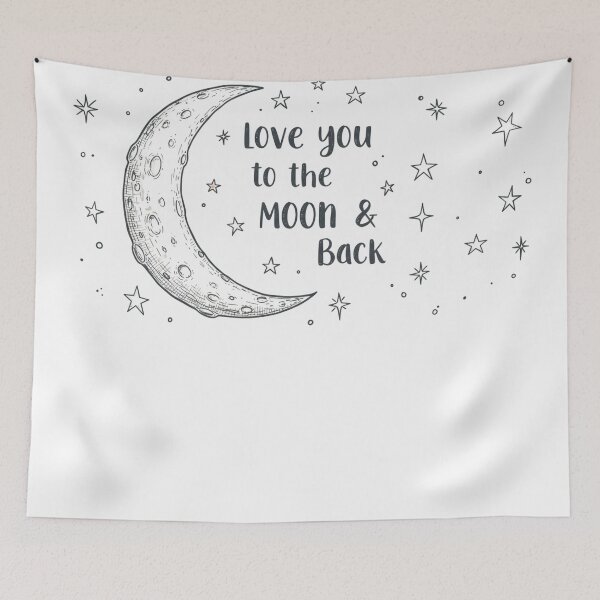 Item preview, Love you to the moon and back designed and sold by FitEnvy.