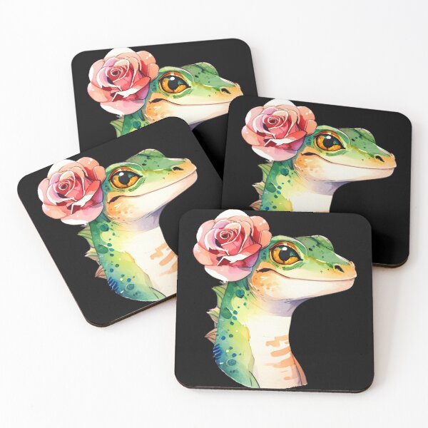 Item preview, Cute Lizard With Rose designed and sold by PlanetMarker.