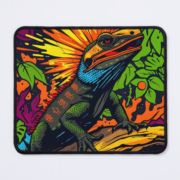 Item preview, Lizard Blaze – Jungle Spectrum Pop Art designed and sold by WildlifeInc.
