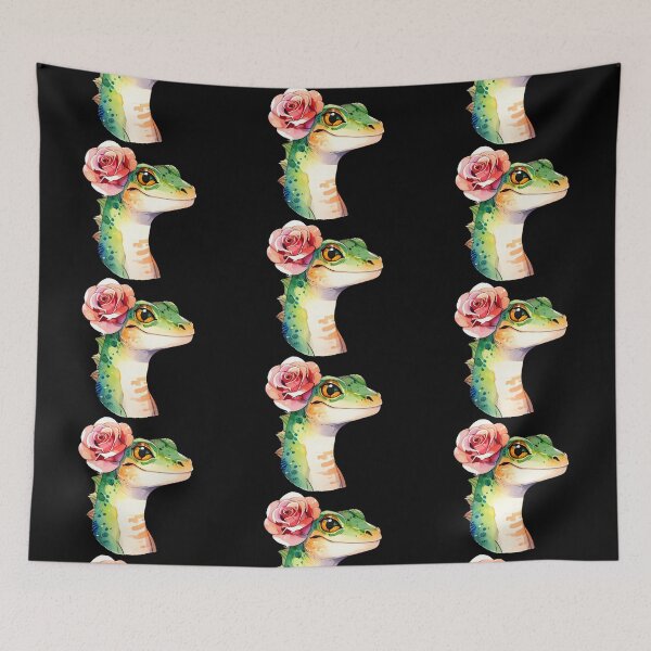 Item preview, Cute Lizard With Rose designed and sold by PlanetMarker.