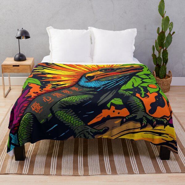 Item preview, Lizard Blaze – Jungle Spectrum Pop Art designed and sold by WildlifeInc.