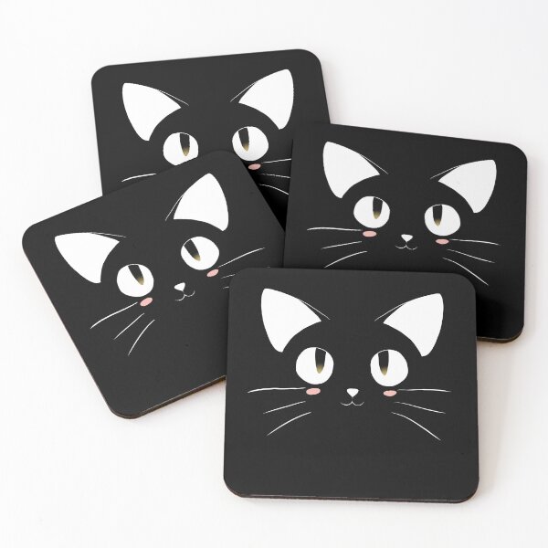 Item preview, Moody Black Cat Happy Version designed and sold by HazeArtdesigns.