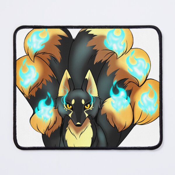 Item preview, Cookie cutter art black Kitsuné 7 tails designed and sold by Kitsunefire7.