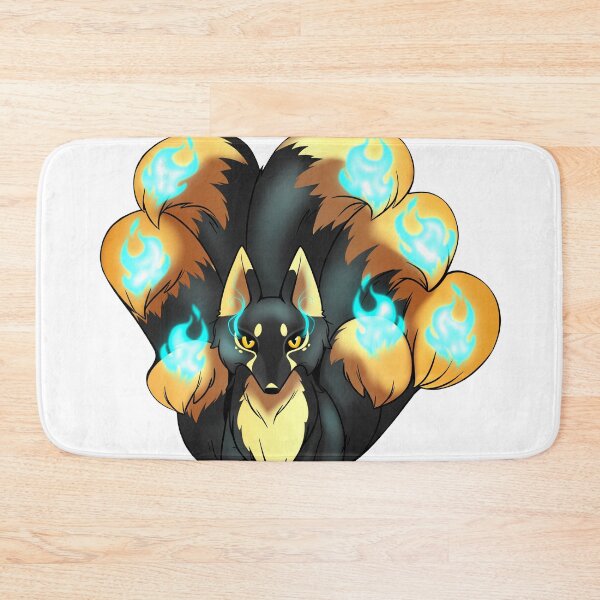 Item preview, Cookie cutter art black Kitsuné 7 tails designed and sold by Kitsunefire7.