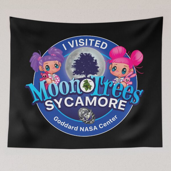 Item preview, Izzy and Dee-Moon Trees Goddard NASA Center designed and sold by MetroINKbooks.