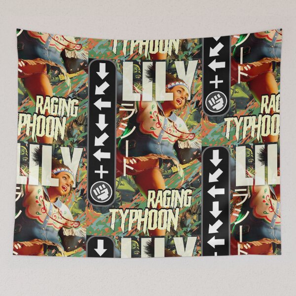 Item preview, Lily Delta Red  Assault Retro Street Fighter Gaming Art designed and sold by Back2Collage.