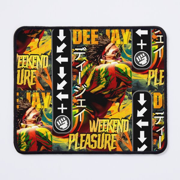 Item preview, Dee Jay Retro Street Fighter Gaming Art designed and sold by Back2Collage.