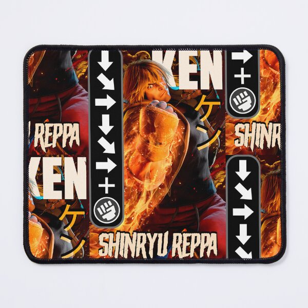 Item preview, Ken Shinryu Reppa Retro Street Fighter Gaming Art designed and sold by Back2Collage.
