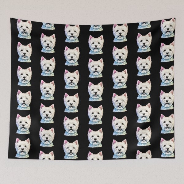 Item preview, Glitter West Highland White Terrier Dog  designed and sold by TheAnimalZ00.
