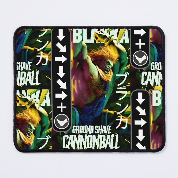 Item preview, Blanka Retro Street Fighter Gaming Art designed and sold by Back2Collage.