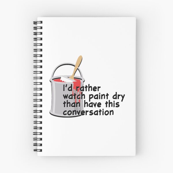 Item preview, I'd rather watch paint dry designed and sold by WhimWiz.
